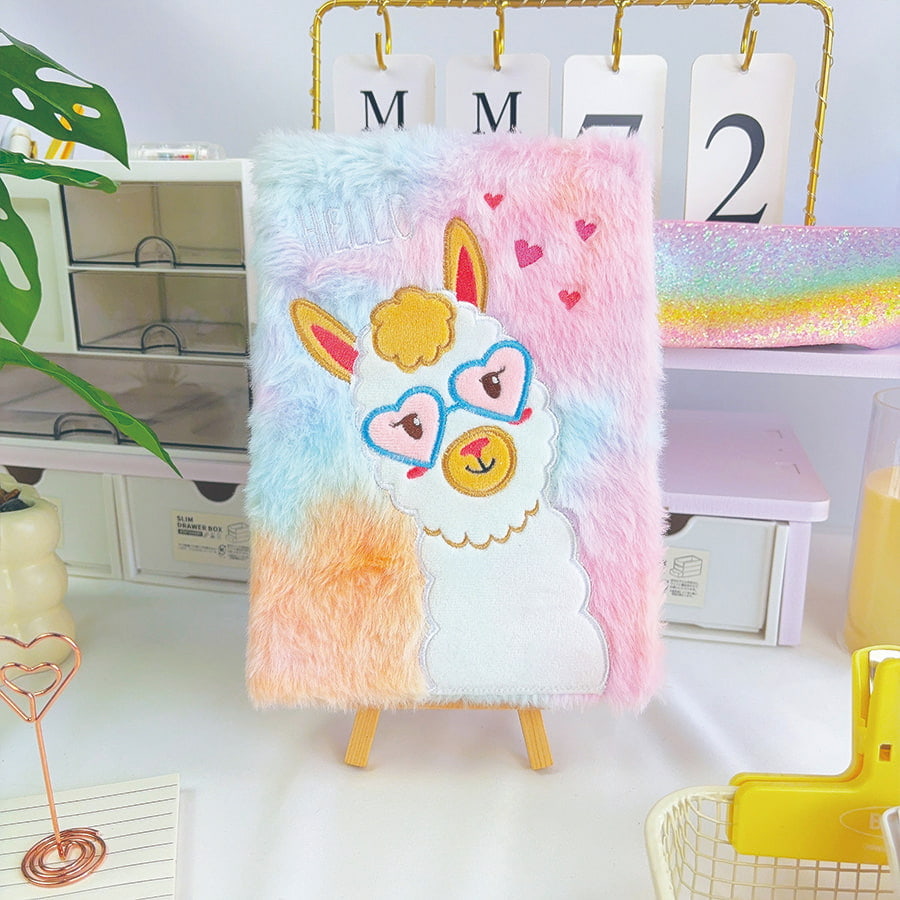 A5 Cute Alpaca Diary Plush မှတ်စုစာအုပ်