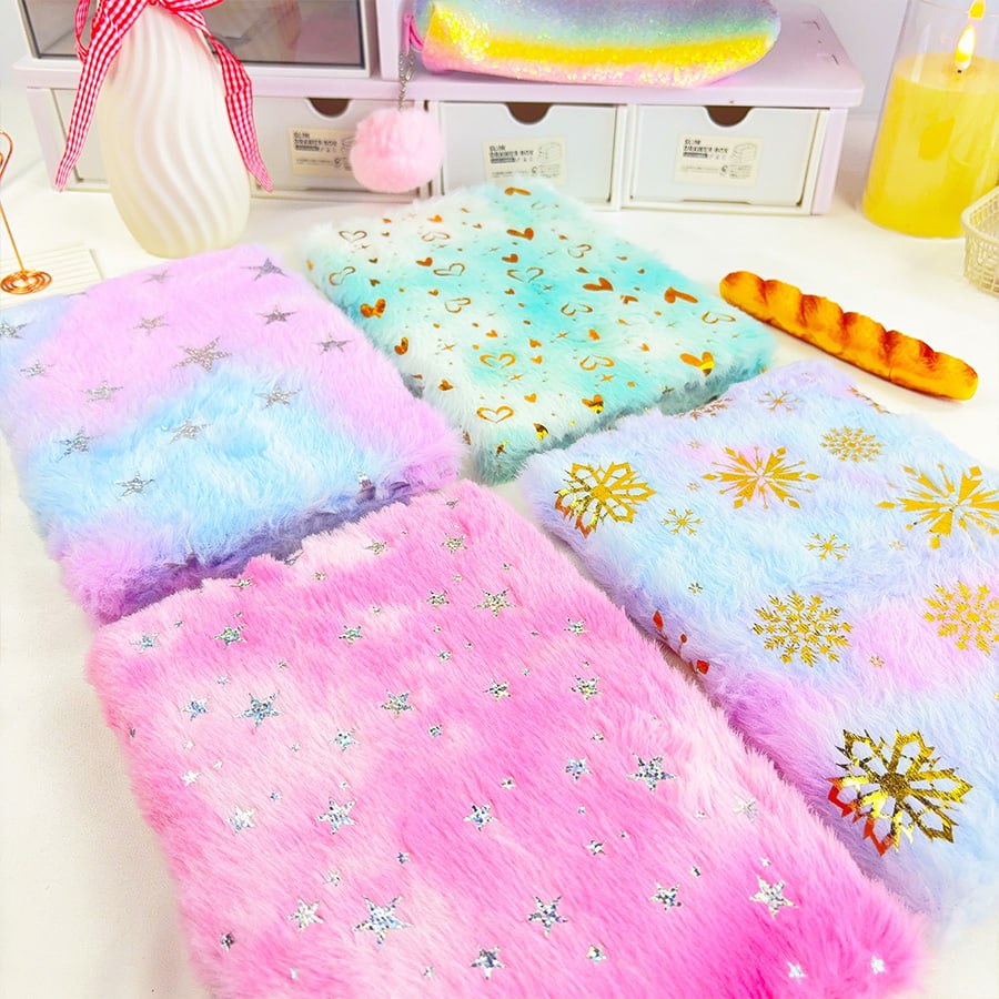 A5 Cute Star Diary Plush မှတ်စုစာအုပ်