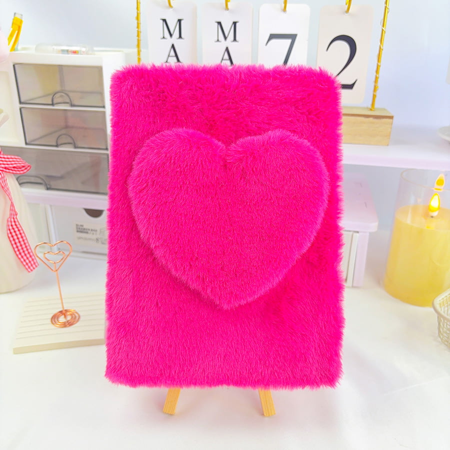 A5 ချစ်စရာချစ်ခြင်းမေတ္တာဒိုင်ယာရီ Plush မှတ်စုစာအုပ်